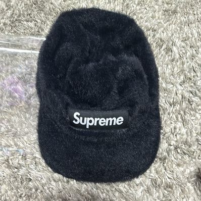 Supreme Faux Fur Camp Cap "Black"