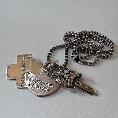 Chrome Hearts 3 Trinket Pendant "Silver"