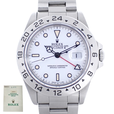 ROLEX ロレックス エクスプローラーll E 16570 メンズ 腕時計