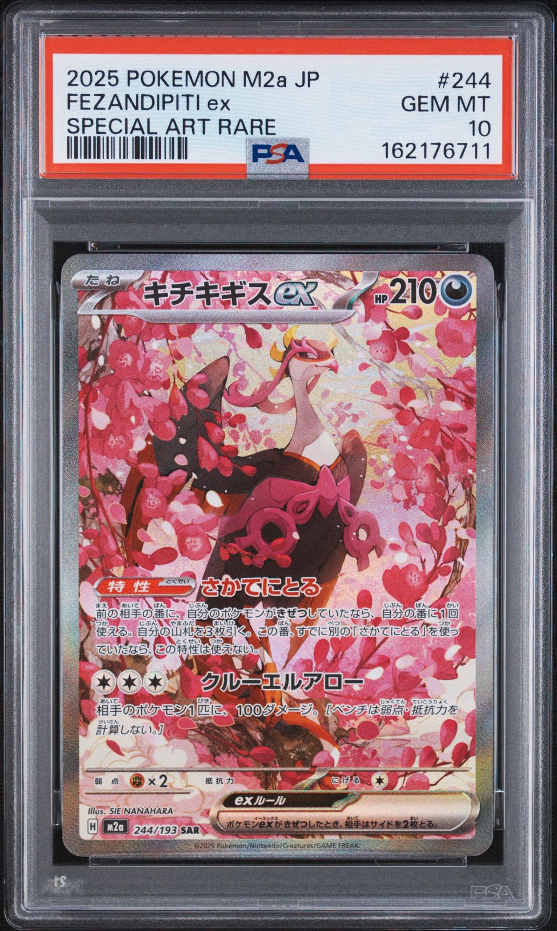 PSA10】キチキギスex SAR [M2a 244/193](ハイクラスパック「MEGA
