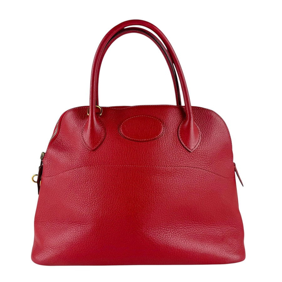 エルメス HERMES ショルダーバッグ ハンドバッグ ボリード31 シェブルミゾル ルージュカザック ゴールド レディース【中古】 z8534