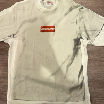 Supreme x MM6 Maison Margiela Box Logo Tee "White"