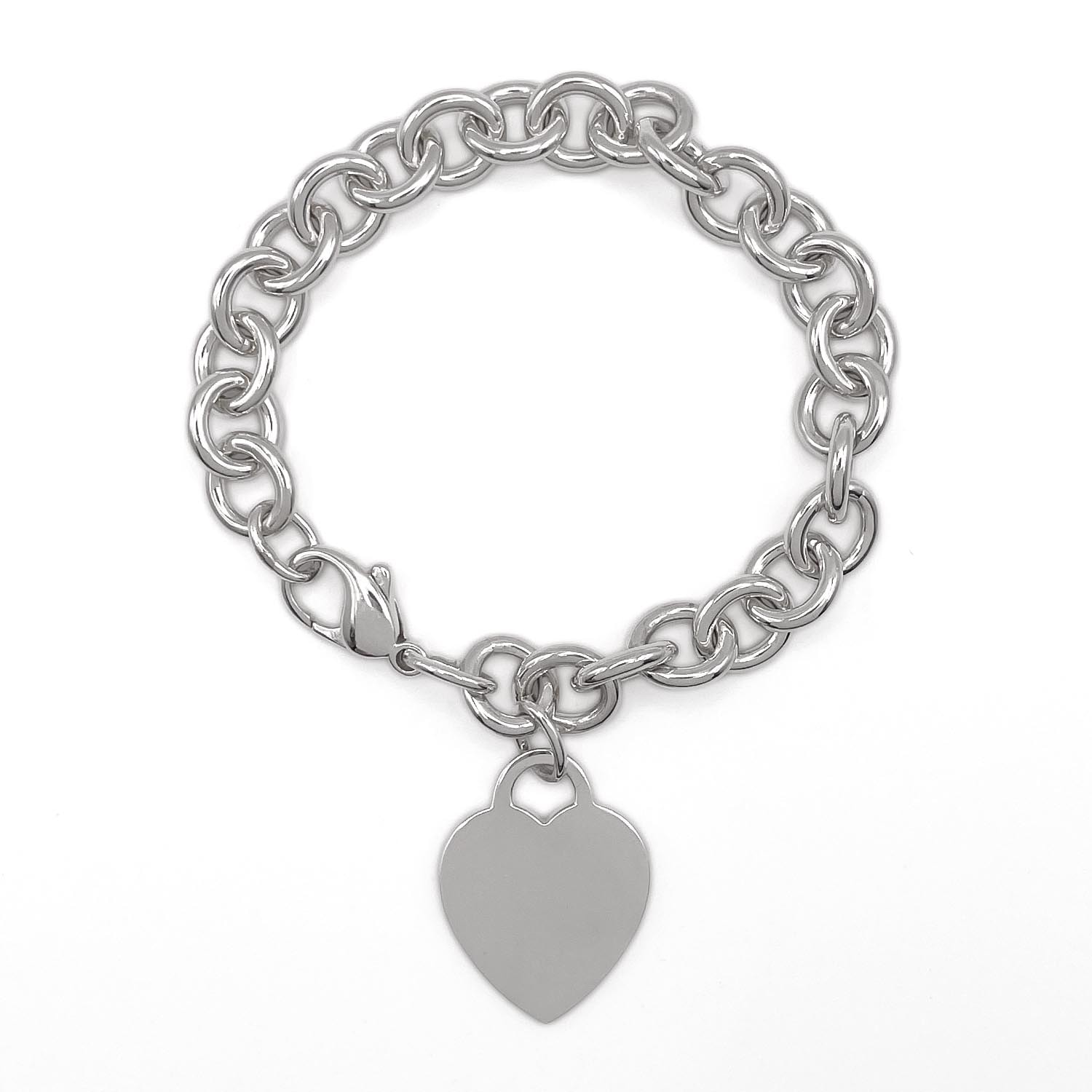TIFFANY&Co. ティファニー リターントゥ ハートタグ ブレスレット
 SV925 シルバー 新品仕上済 レディース
 【中古】
