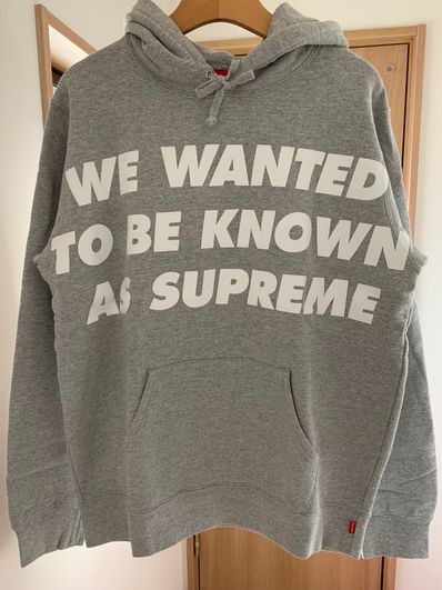 Supreme Known As Hooded Sweatshirt "Grey"