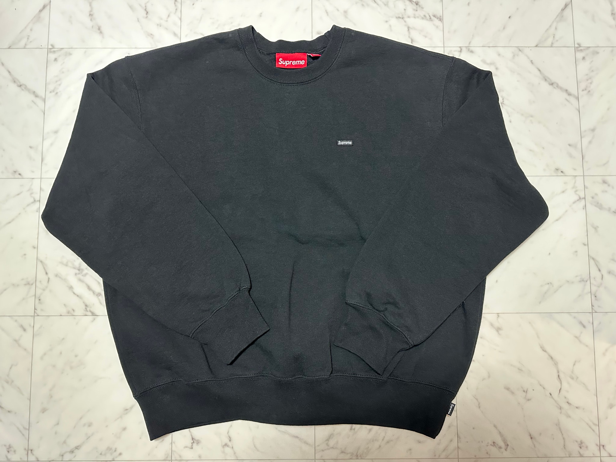 Supreme Small Box Crewneck (25FW) "Black"
