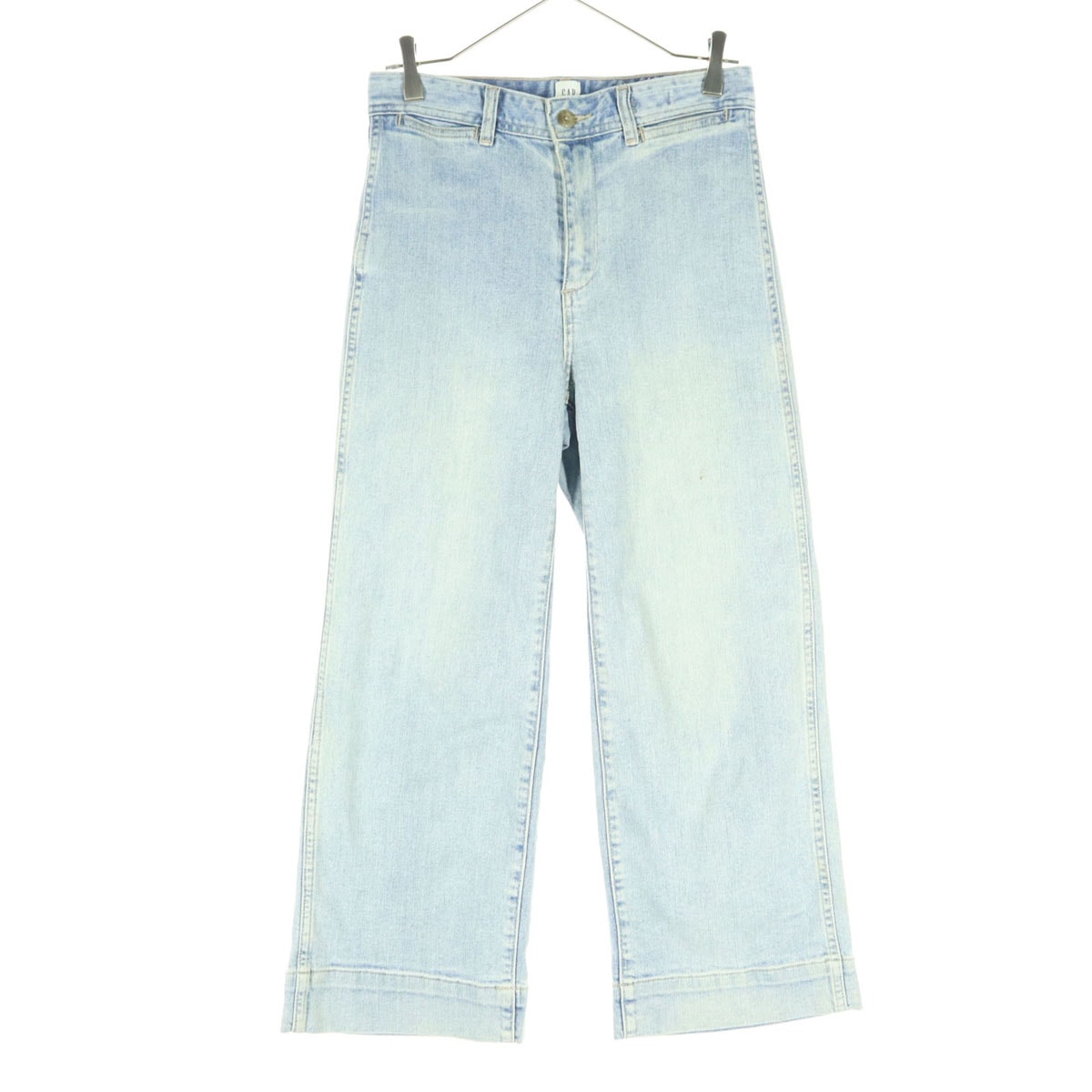 GAP ギャップ コットン ストレートデニムパンツ w26 ブルー系