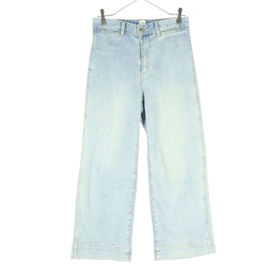 GAP ギャップ コットン ストレートデニムパンツ w26 ブルー系