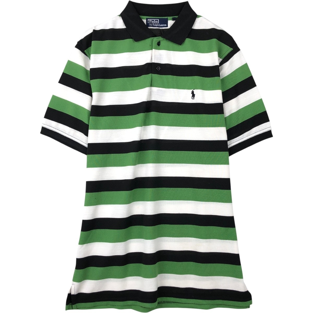 古着 ラルフローレン Ralph Lauren POLO by Ralph Lauren 半袖 ボーダー ポロシャツ メンズXL相当/eaa656555
