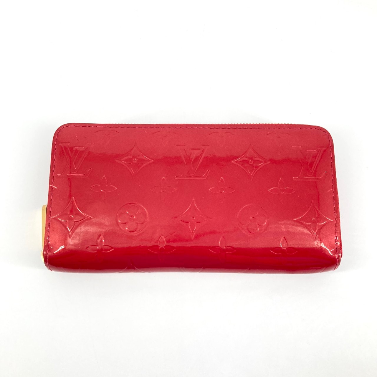 LOUIS VUITTON(ルイ・ヴィトン) モノグラム ヴェルニ M91597 長財布 レッド
