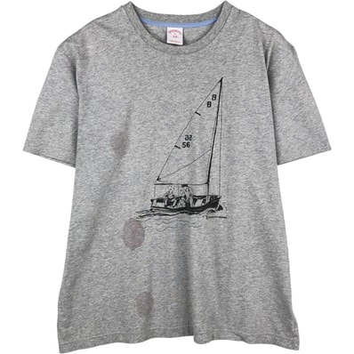 古着 ブルックスブラザーズ Brooks Brothers 1818 半袖 プリントTシャツ メンズXL相当/eaa621636