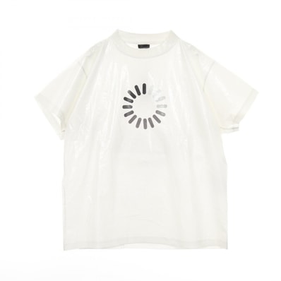 バレンシアガ BALENCIAGA LOADING ERROR MISPLACED カットソー 衣料品 トップス コットン メンズ ホワイト系 744440 【中古】