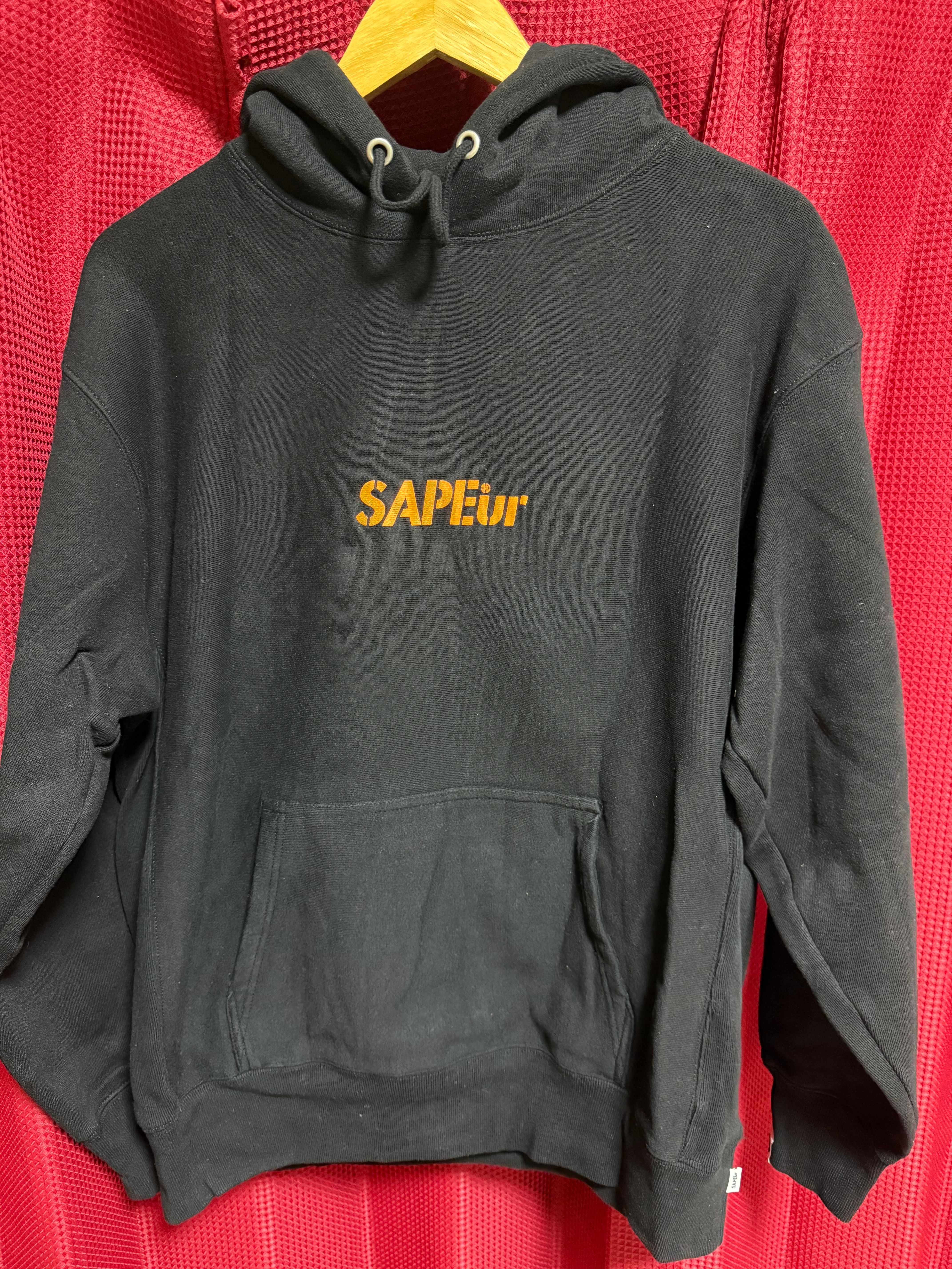 SAPEur x MASATOSHI HAMADA HOODIE "Black"