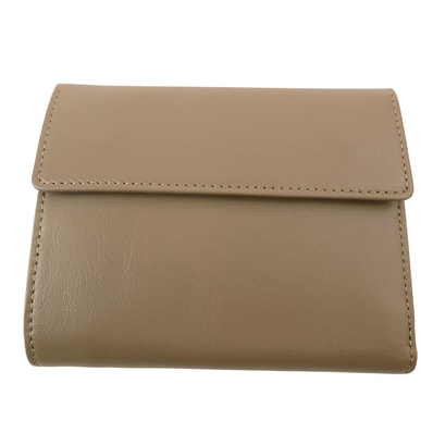 SOPHNET. ソフネット 二つ折り財布 24AW SOPH-242087 LEATHER WALLET BEIGE レザー ウォレット 二つ折り財布 ベージュ系【新古品】【未使用】【中古】