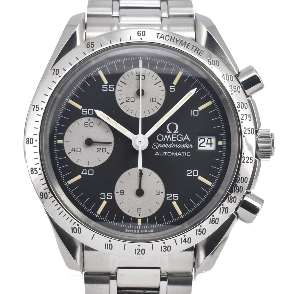 オメガ OMEGA 3511.50 スピードマスター クロノグラフ ブラック 自動巻き メンズ 良品 腕時計 D#147029