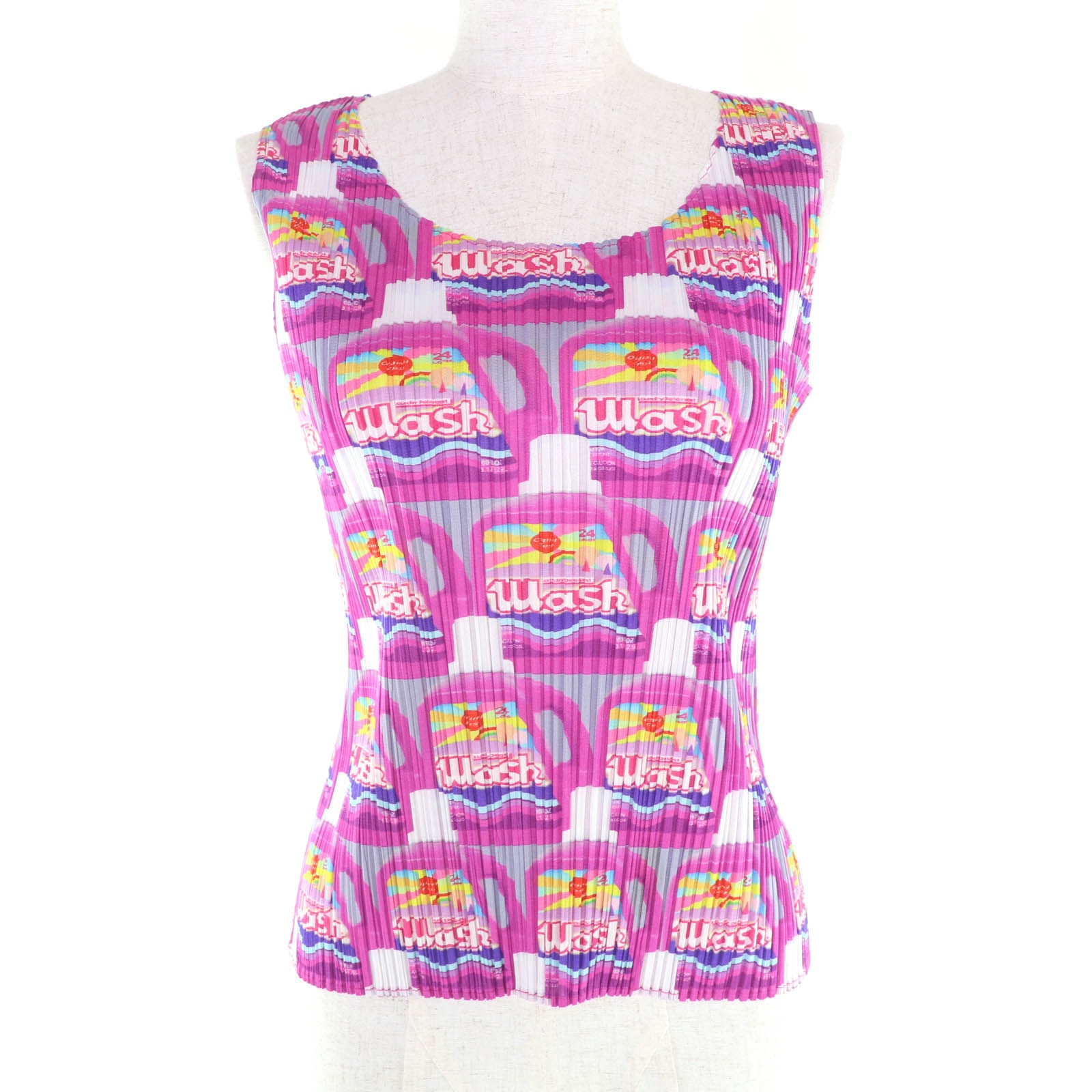 極美品 プリーツプリーズ イッセイミヤケ カットソー 3 PP83-JK511