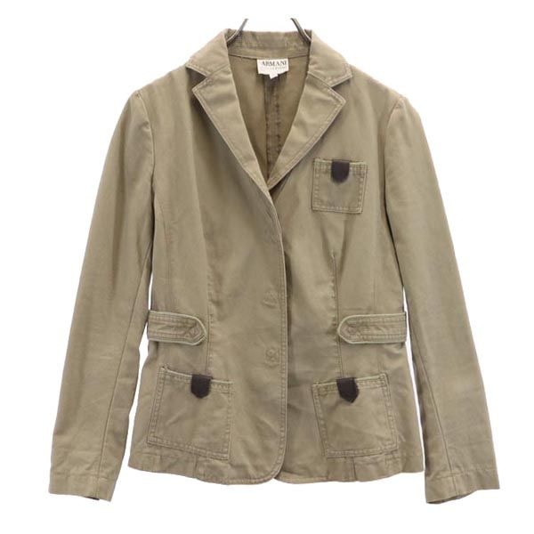ARMANI COLLEZIONI アルマーニ コレツィオーニ ミリタリージャケット 40 ブラウン系