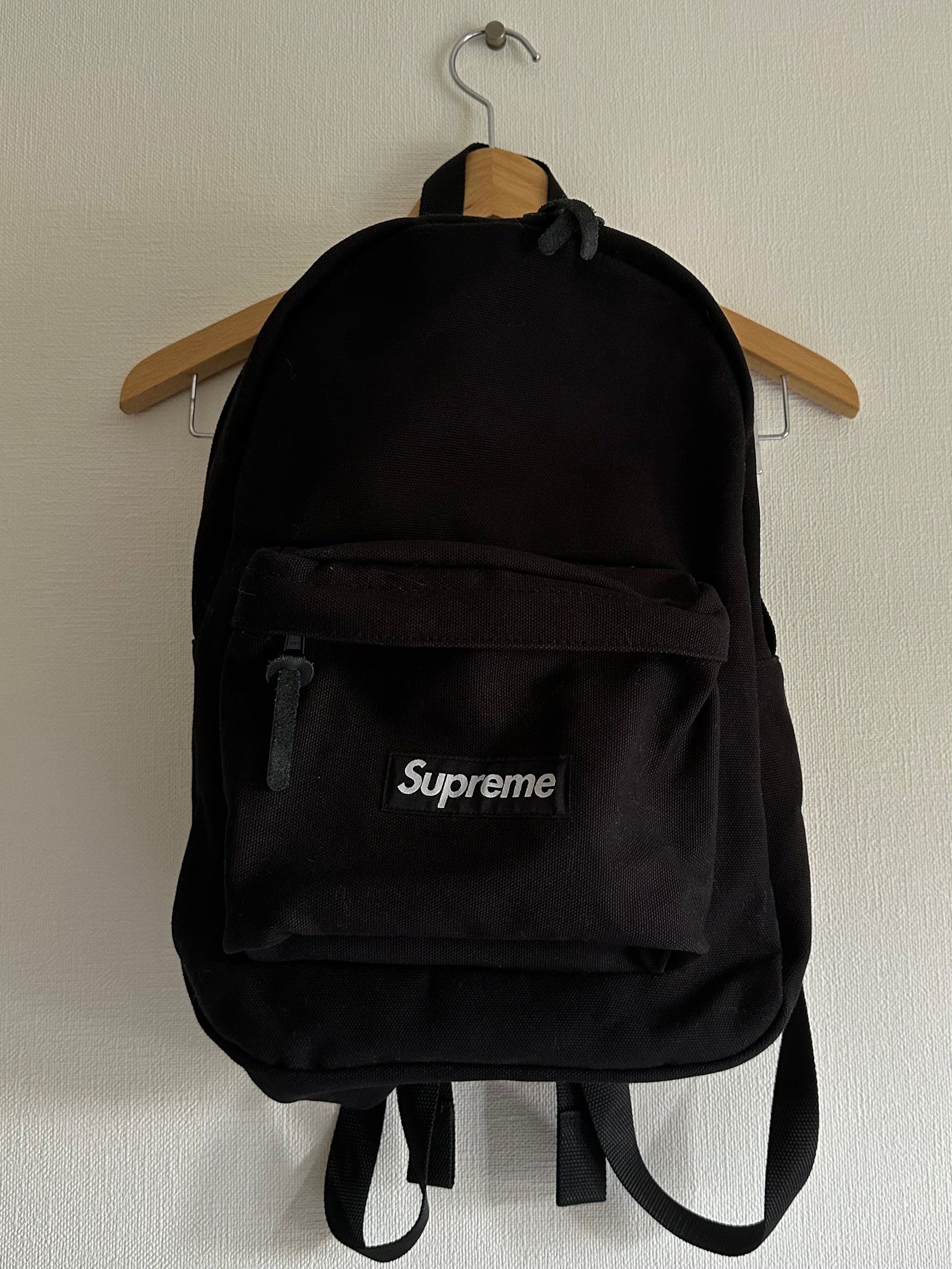 Supreme Canvas Backpack "Black"