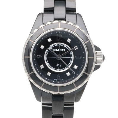シャネル J12 腕時計 時計 ステンレススチール H2569 クオーツ 磨き直し済 レディース 1年保証 CHANEL 中古