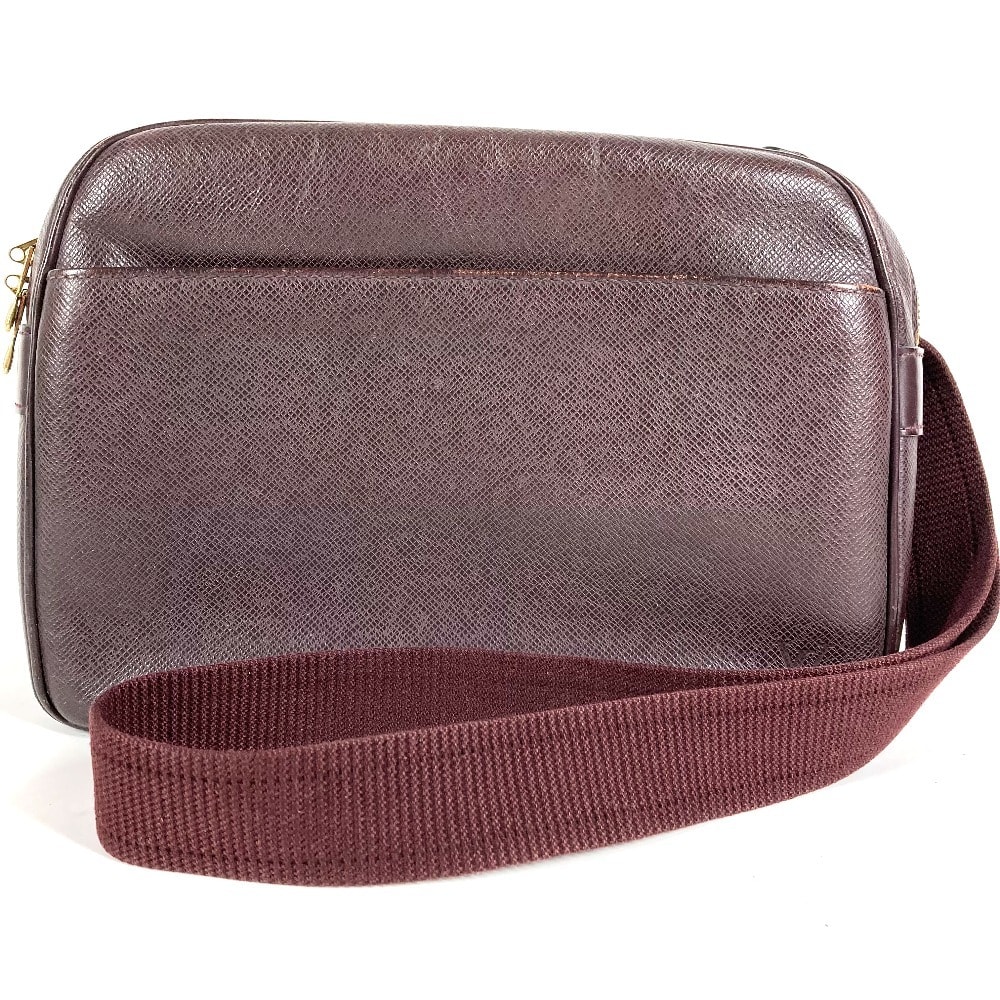 ルイヴィトン LOUIS VUITTON リポーターPM リポーター PM M30156 タイガ カバン 斜め掛け Wファスナー ショルダーバッグ タイガレザー アカジュー パープル