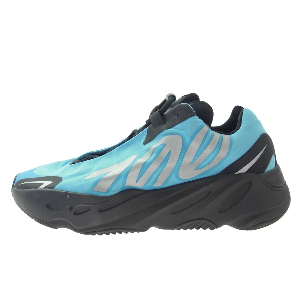 adidas アディダス スニーカー GZ3079 YEEZY 700 MNVN Bright Cyan Black イージー700 ブライトシアン ブラック ローカット スニーカー ブラック系 ブルー系 27cm【中古】