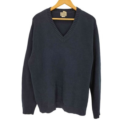 00s Vネック コットン ニット【1142464003438】
