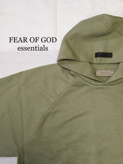FEAR OF GOD essentials Knit Hoodie