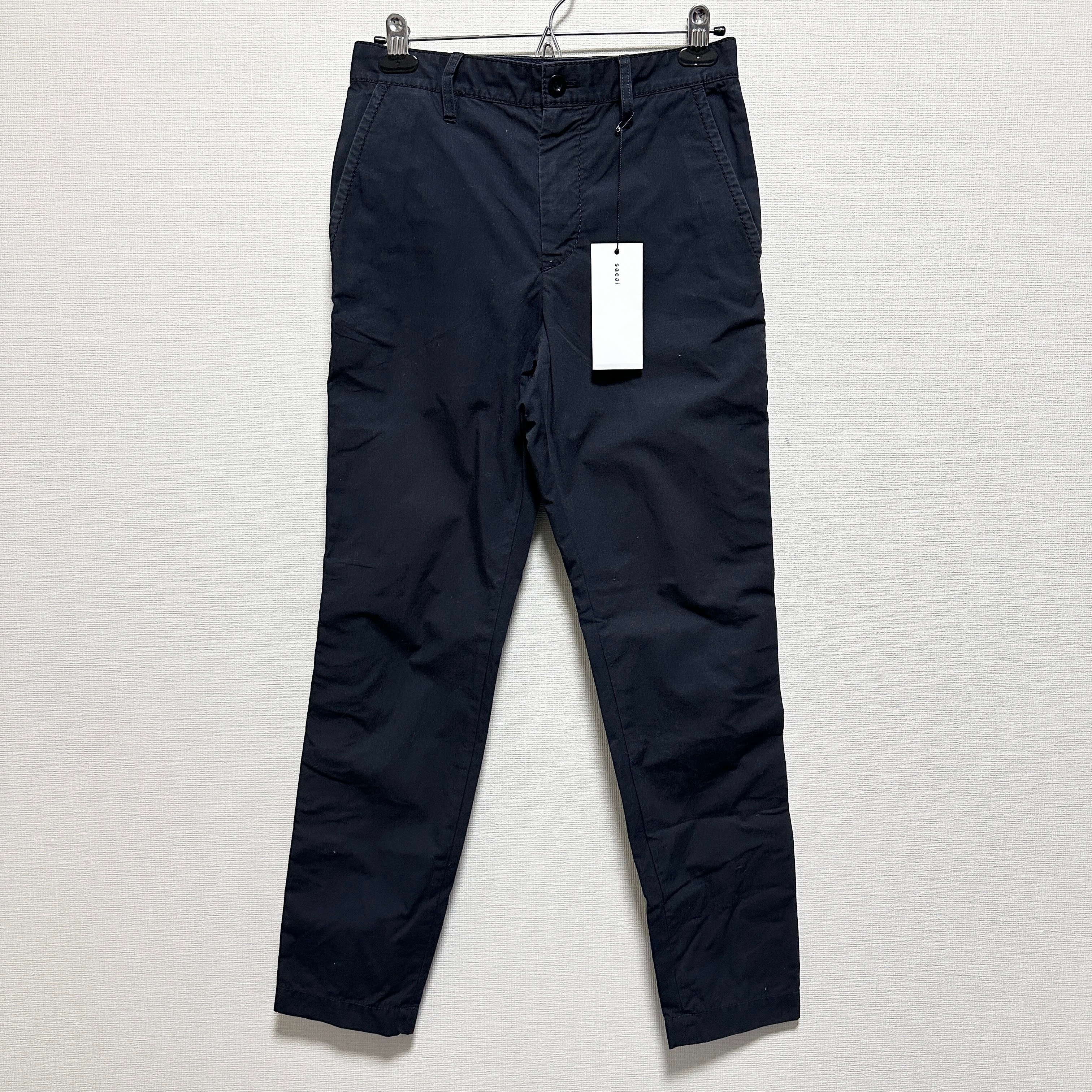 sacai ワークパンツ コットンパンツ チノパンツ 1 メンズ サカイ undercover mm6 kolor ワコマリア JUNYA WATANABE visvim auralee ミハラヤスヒロ issey miyake ボトムス 紺