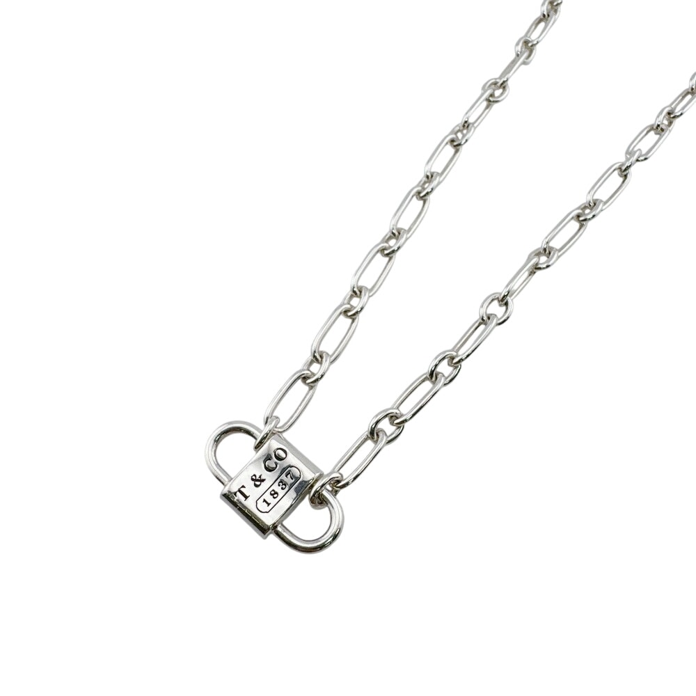 ティファニー TIFFANY&Co. ネックレス ダブルロックネックレス 1837 アクセサリー チョーカー シルバー