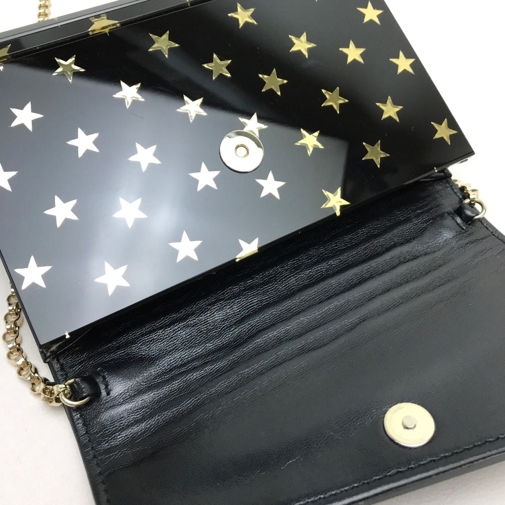 B (目立った傷や汚れなし)】ジミーチュウ スター星柄ミニバッグ