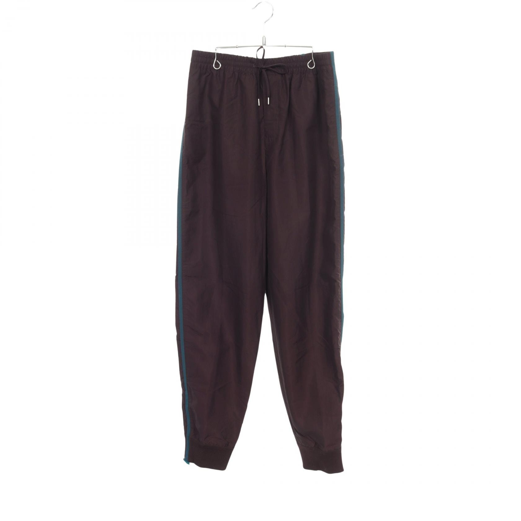 エルメス HERMES サイドジップ パンツ 衣料品 ボトムス キュプラ / ナイロン レディース ブラウン系 / グリーン系 【中古】