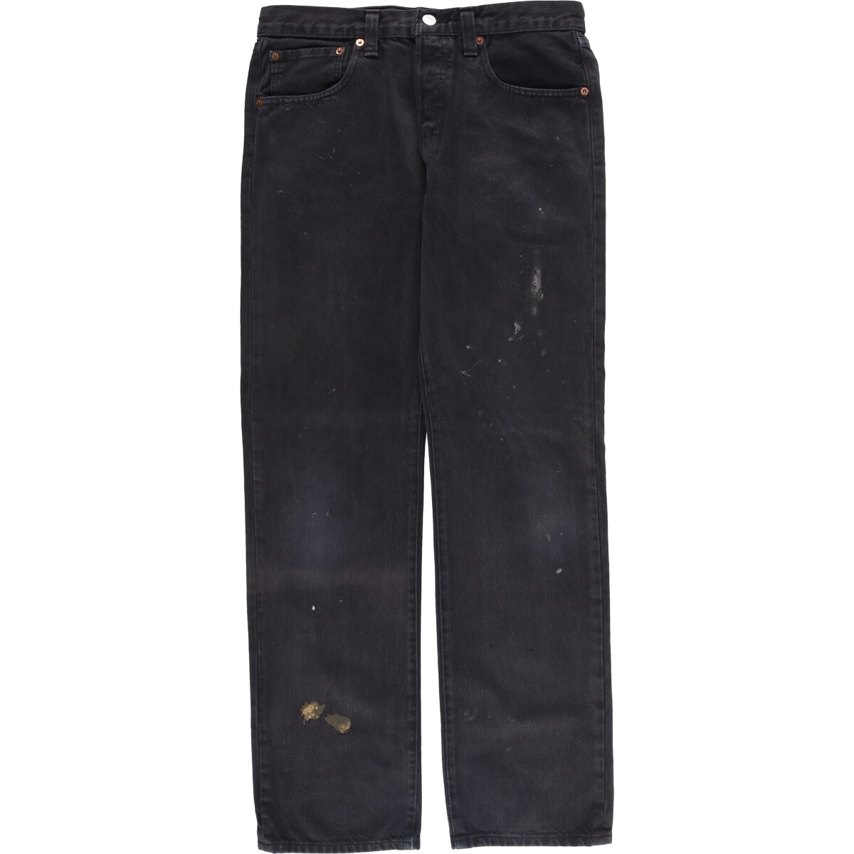 古着 リーバイス Levi's リーバイス501 STRAIGHT LEG BUTTON-FLY ユーロモデル ブラックデニム ストレートデニムパンツ メンズw32相当/eaa563916
