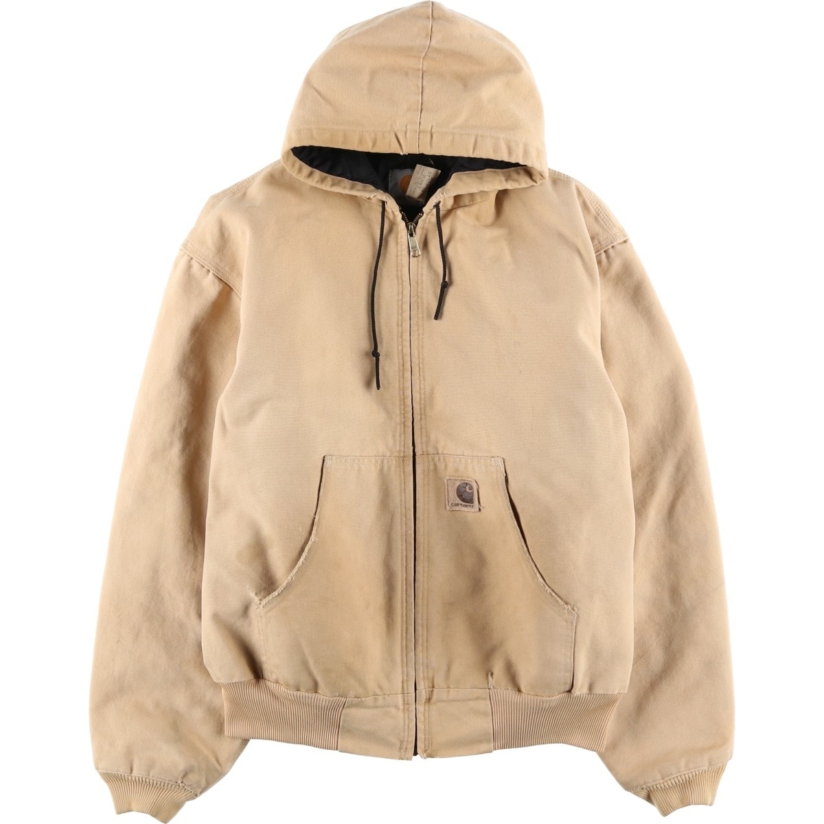 古着 80~90年代 カーハート Carhartt アクティブジャケット ダックフルジップパーカー USA製 メンズL相当 ヴィンテージ/eaa597722