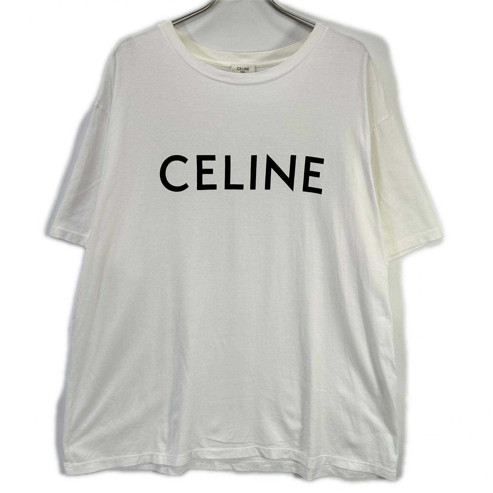 セリーヌ 2X681671Q クラシックロゴ ルーズ Tシャツ XXL