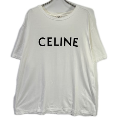 セリーヌ 2X681671Q クラシックロゴ ルーズ Tシャツ XXL