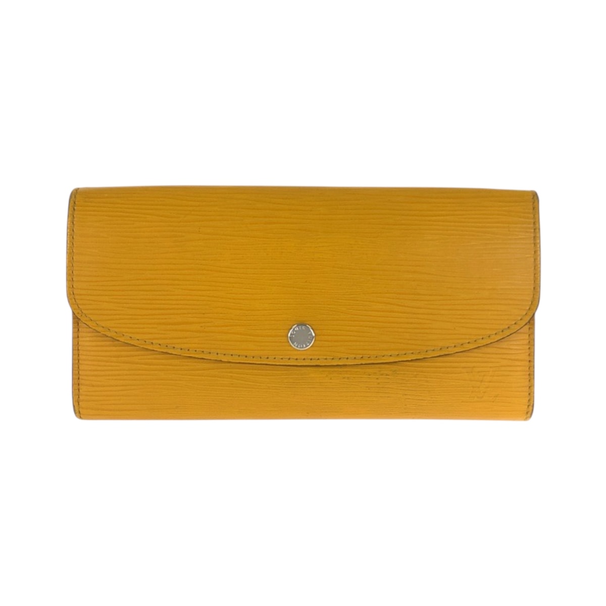 LOUIS VUITTON ルイヴィトン エピ ポルトフォイユ エミリー イエロー シルバー金具 エピレザー 長財布 ロングウォレット 603671 【中古】