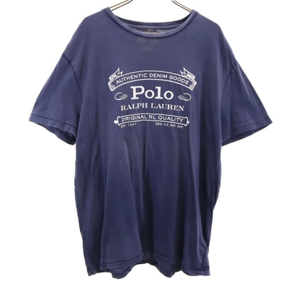 POLO RALPH LAUREN ポロラルフローレン 半袖 Tシャツ M ネイビー
