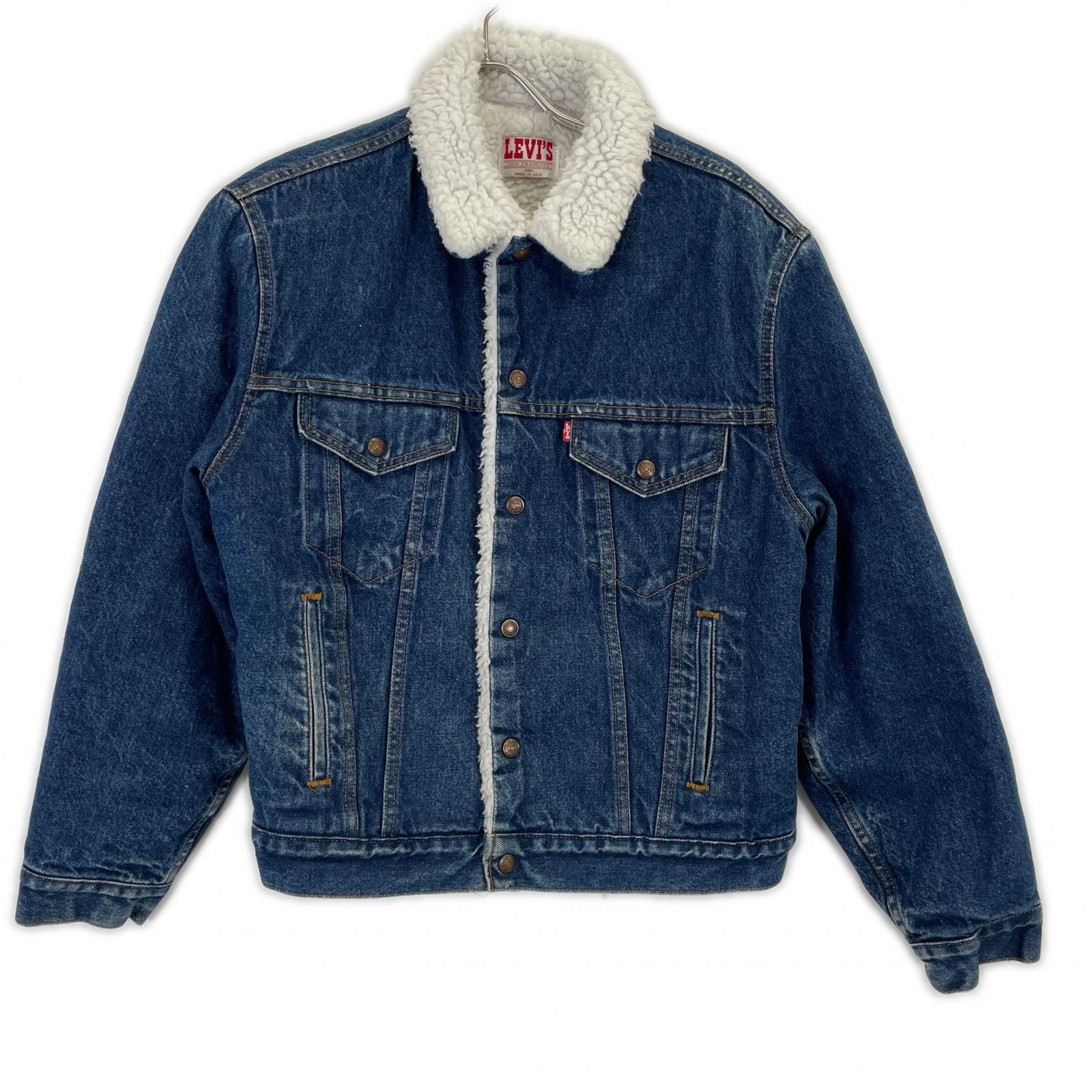 リーバイス 70608 0216 90's USA製 インディゴ BOA DENIM JACKET 44R