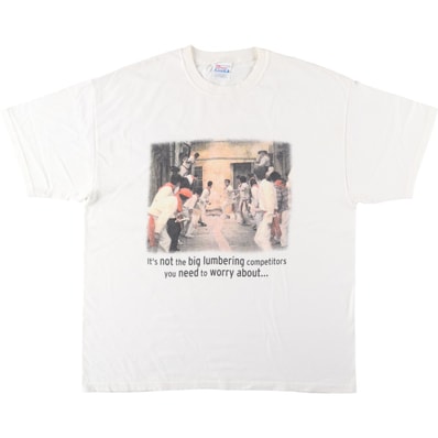 古着 00年代 ヘインズ Hanes 牛追い祭り フォトTシャツ メンズXL相当/eaa626780