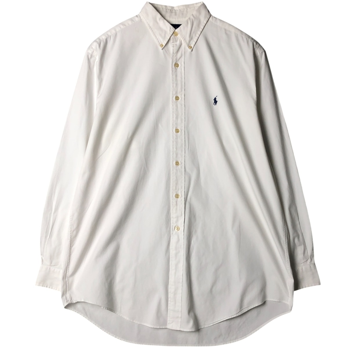 古着 ラルフローレン Ralph Lauren YARMOUTH 長袖 ボタンダウンシャツ メンズL相当/eaa578062