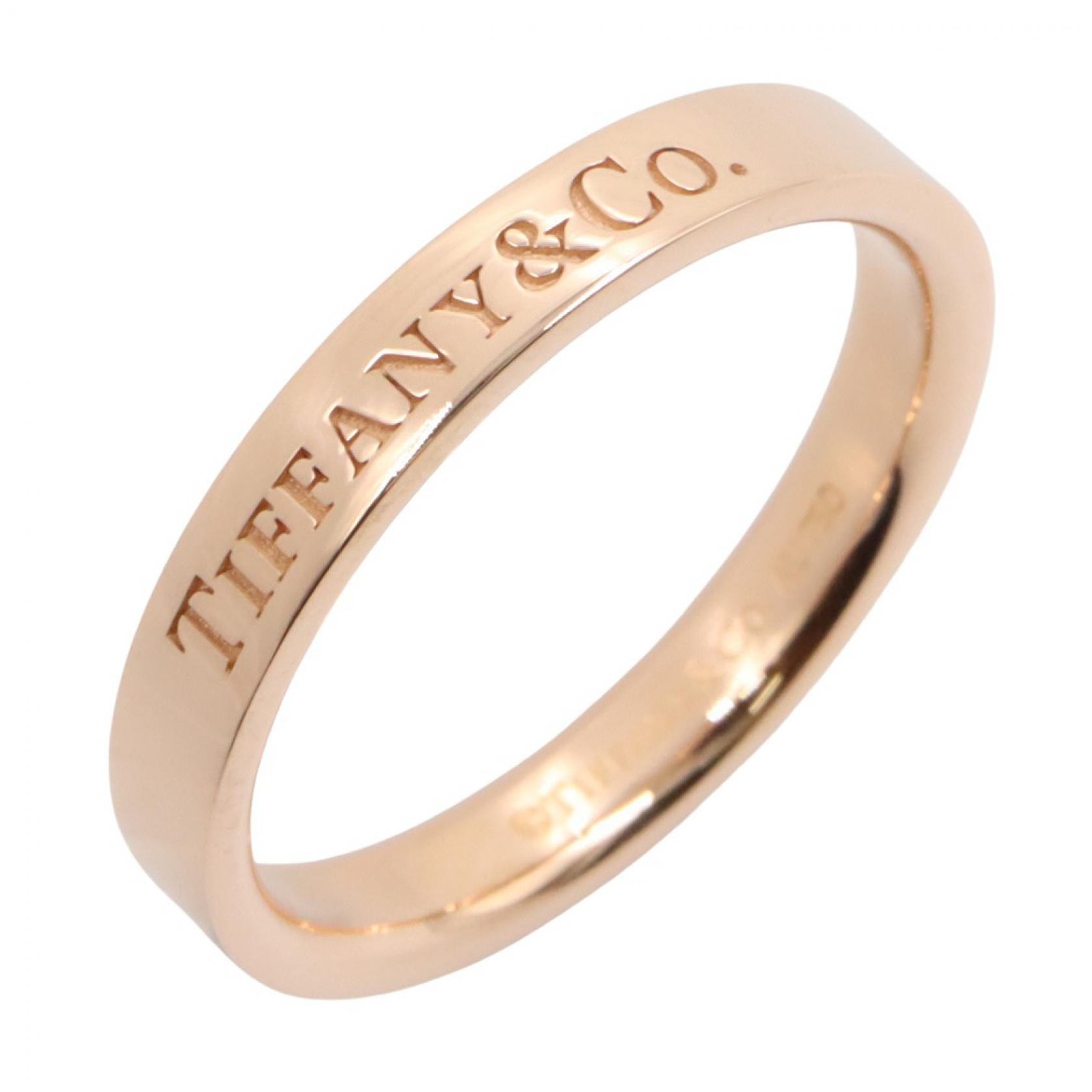 ティファニー TIFFANY&CO フラット バンド リング リング・指輪 ジュエリー K18PG(ピンクゴールド) レディース ゴールド系 【中古】