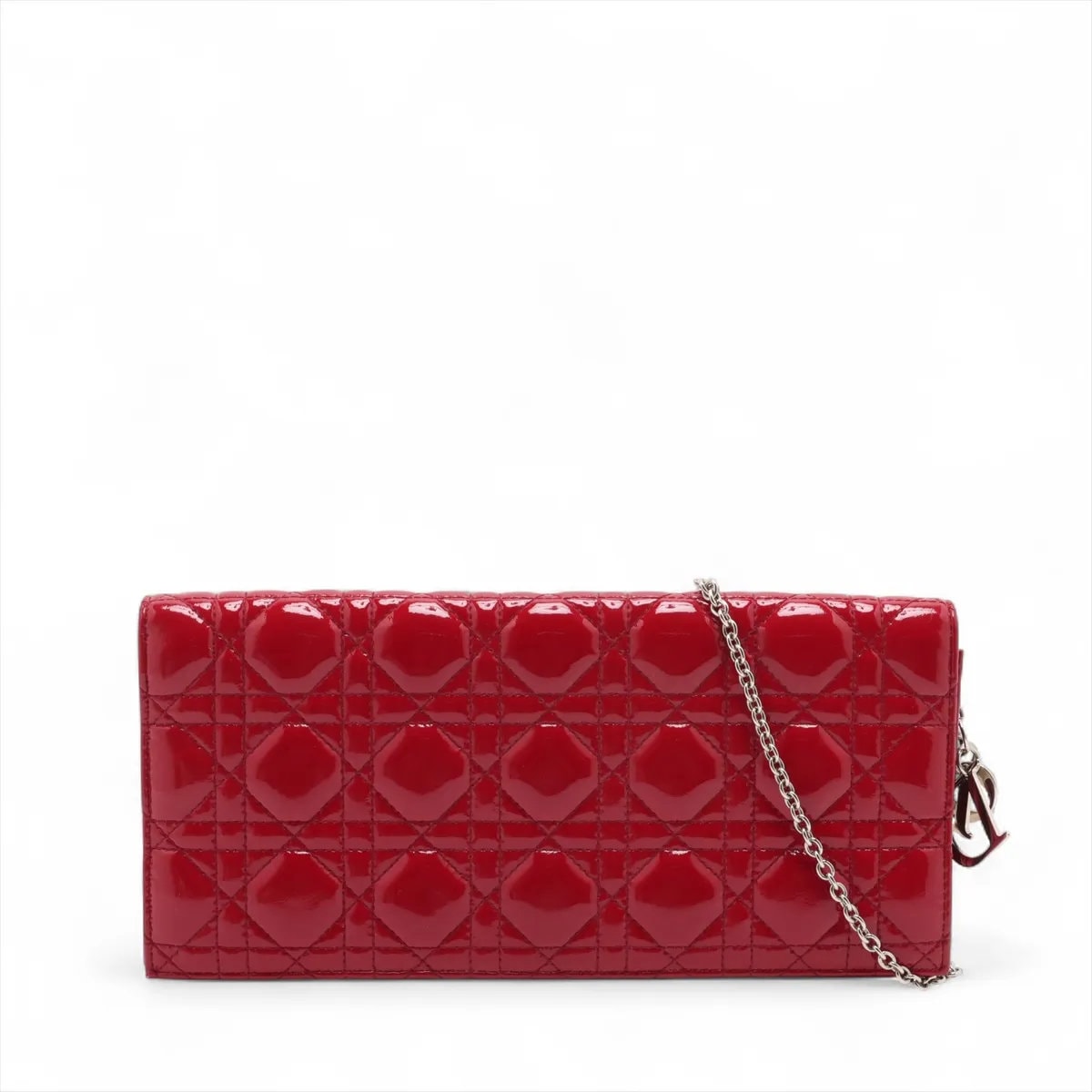 ■美品 クリスチャンディオール カナージュチェーン レッド