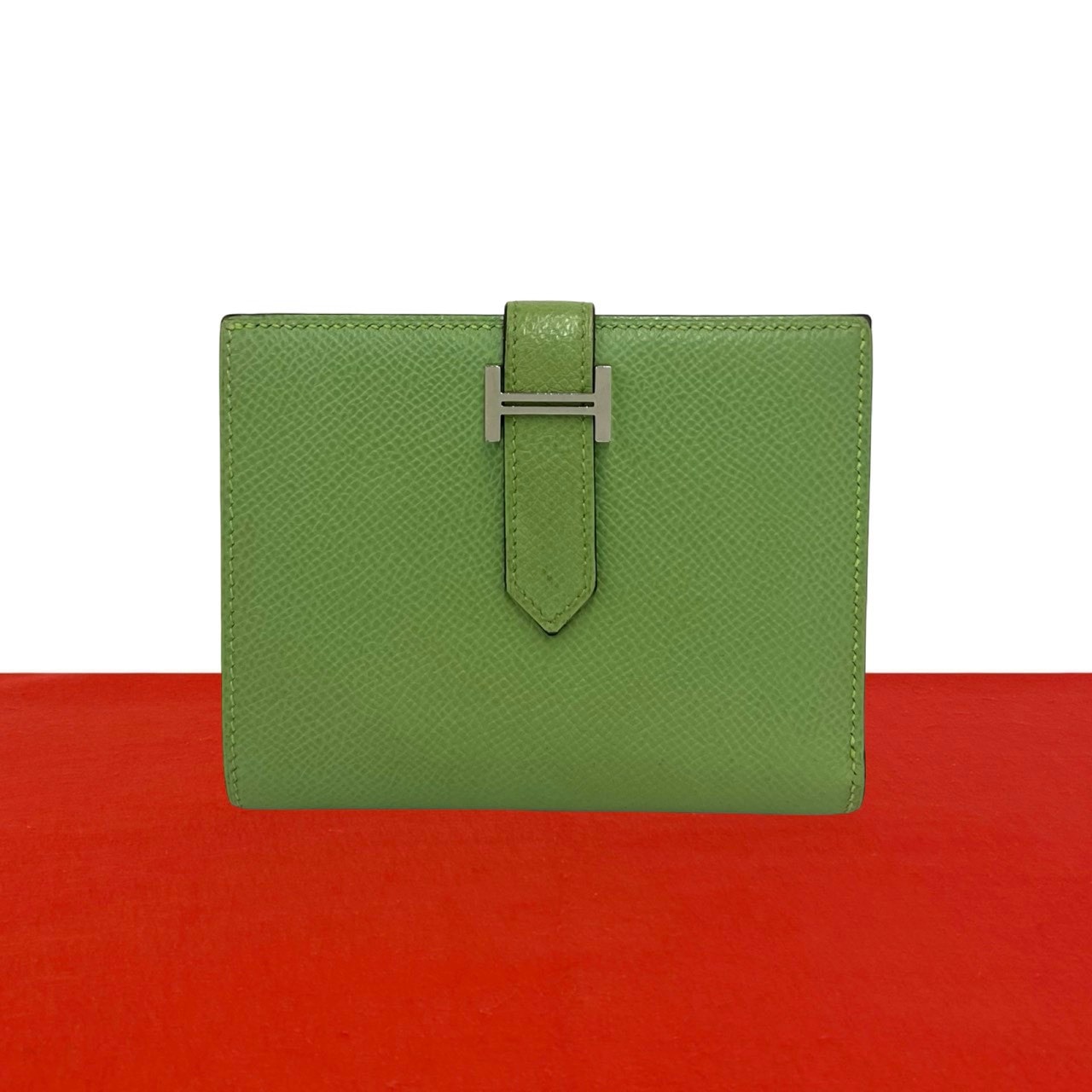 HERMES エルメス ベアン コンパクト ヴォーエプソン 二つ折り財布 グリーン
14775