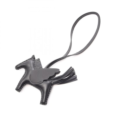 エルメス HERMES ロデオペガサスPM ソーブラック チャーム アクセサリー アニョーミロ / ヴォースイフト アニョーミロ レディース ブラック系 【中古】