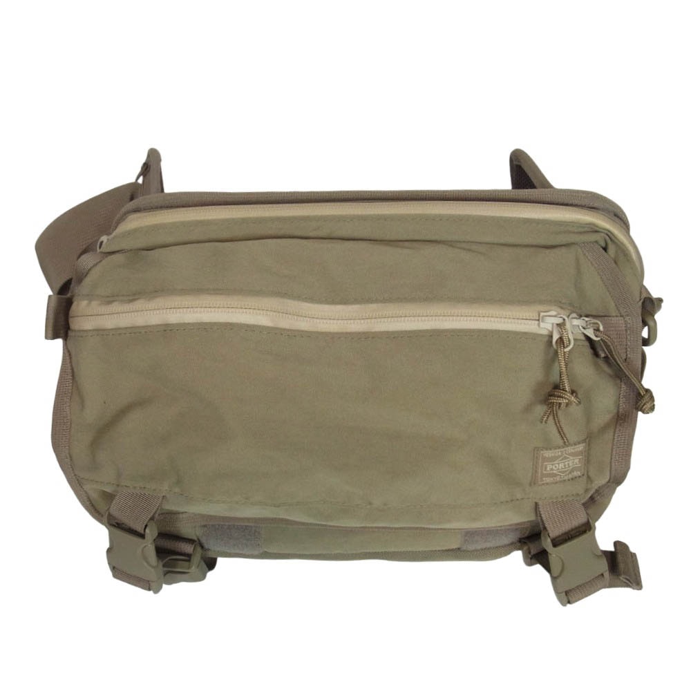 PORTER ポーター 568-09706 KLUNKERZ WAIST BAG(S) クランカーズ ウエストバッグ ボディバッグ ベージュ系【中古】