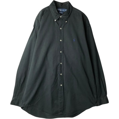 古着 ラルフローレン Ralph Lauren BLAKE 長袖 ボタンダウンシャツ メンズL相当/eaa634466