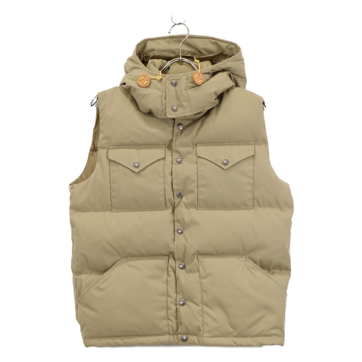 ザ ノースフェイス パープルレーベル ND2750N ベージュ 65/35 Hooded Sierra Vest フーデットダウンベスト M