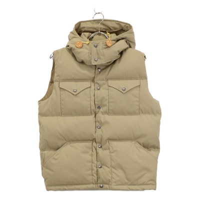 ザ ノースフェイス パープルレーベル ND2750N ベージュ 65/35 Hooded Sierra Vest フーデットダウンベスト M