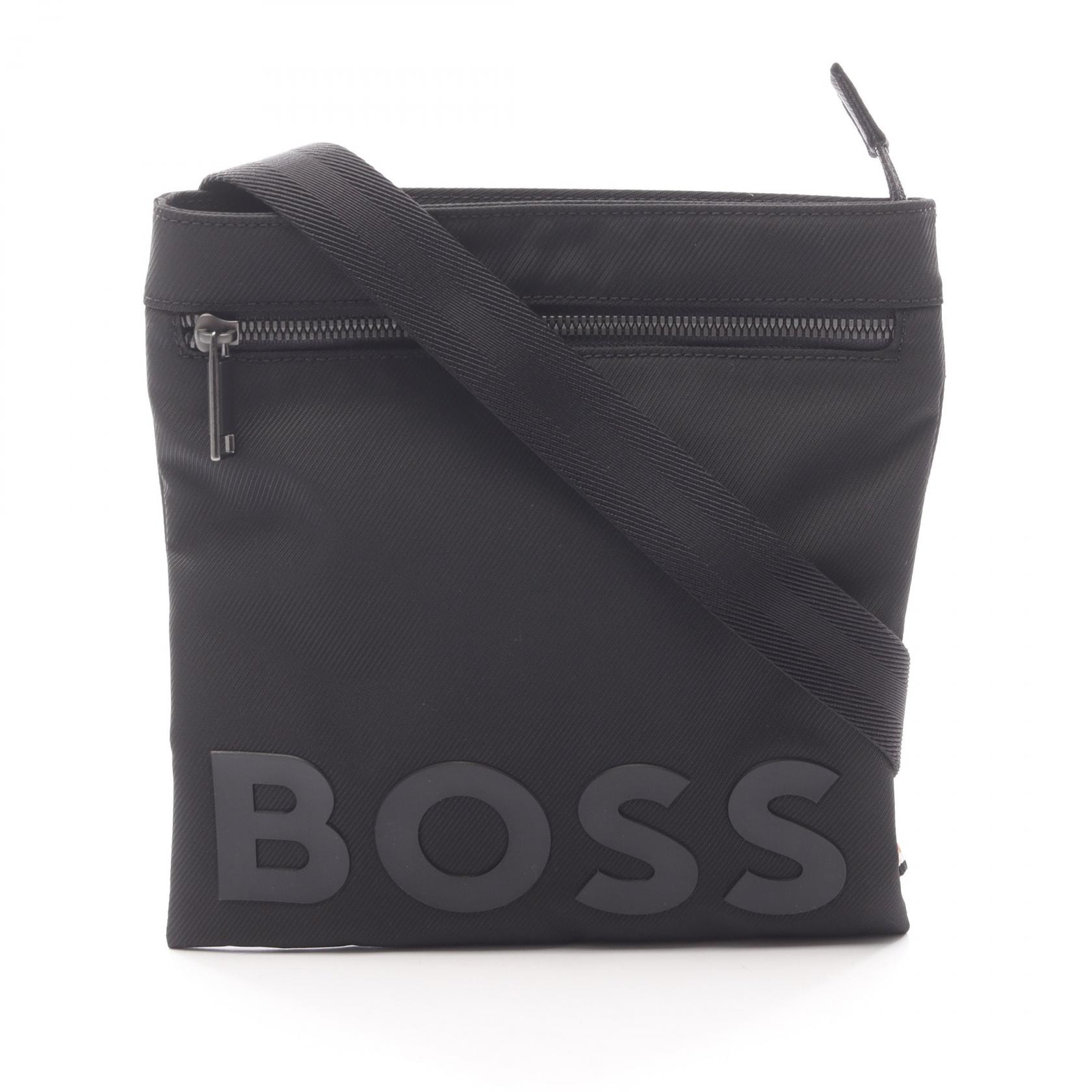 ボス BOSS Logo envelope bag ショルダーバッグ バッグ ナイロン メンズ ブラック系 50490970 【新品】