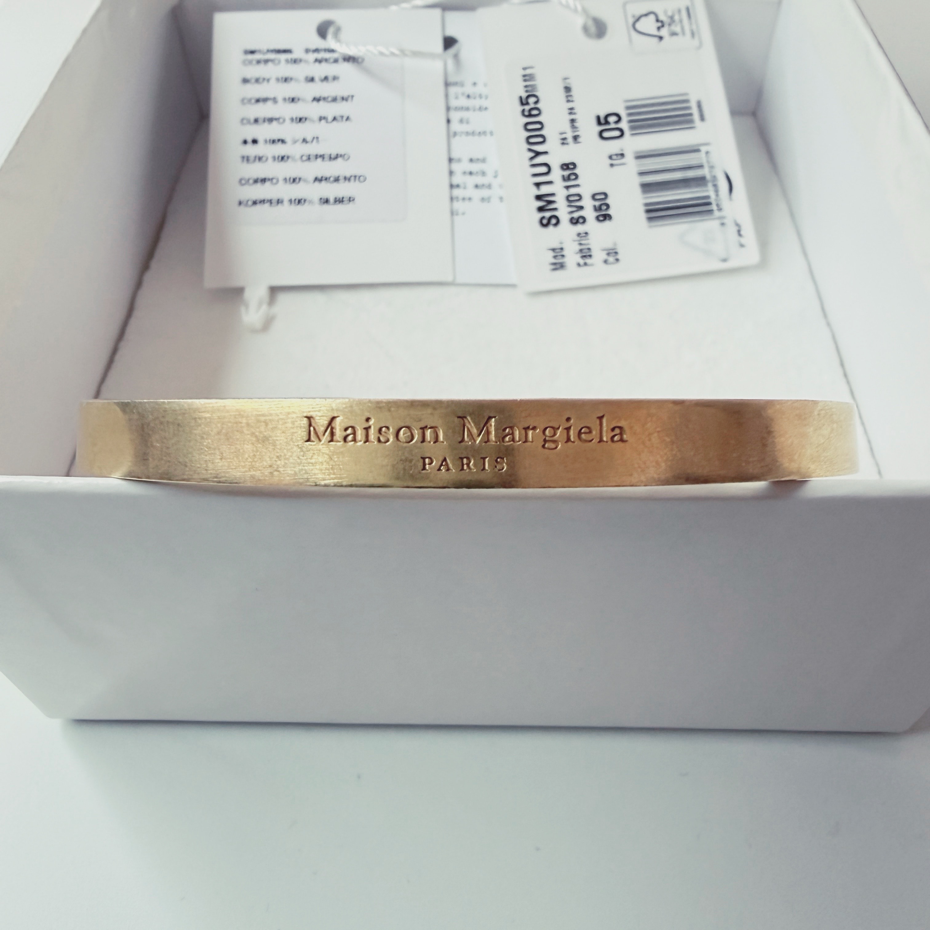 Maison Margiela Logo Cuff "Gold"