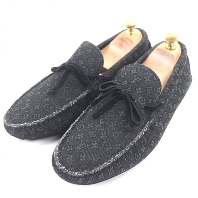極美品 ルイヴィトン ドライビングシューズ ブラック メンズ 6.5 1ACPWC